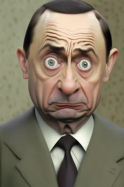 putin as mr bean