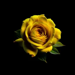 Create small yellow rose colour and colour black background