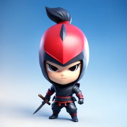 Chibi Ninja hombre 3d calidad ultra