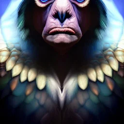 ultra detailed portrait of Vulture , extremely detailed digital painting, extremely detailed face,crystal clear eyes, in the style of robert e howard and pablo oliveira and Ken Kelley and Keith Parkinson ,mystical colors,perfectly centered image, perfect composition, rim light, beautiful lighting,8k, stunning scene, raytracing