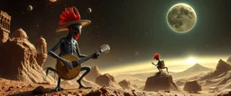 chicken alien bad ass cowboy banjo ant mutants in the breakfast omelette system,, goa for the outer rim, planetary conquest, explore and dominate, stratovarious, goa trance, reggae folk fusion, science fiction, psybreaks, chill, funky