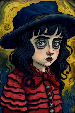 Lydia Deetz van gogh style