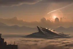 mist, clouds, city, sci-fi, person, exoplanet, epic