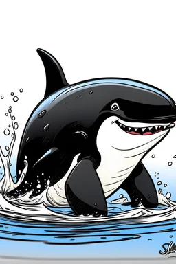 orca cartoon