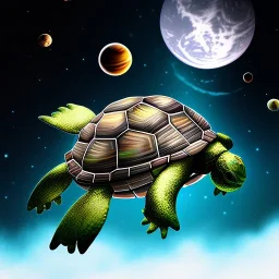 alien turtle space ship