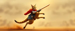 cat kangaroo knight jousting with huge socks running marathon