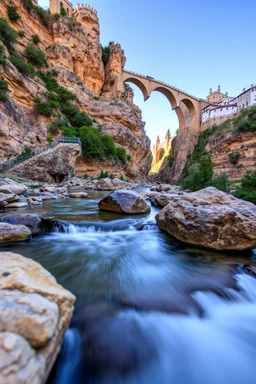 The bridge of Ronda Spain,