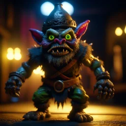 viking goblin horror man robot birthday, motion blur, 8k, downlight, soft light, depth of field, photorealism, trending on art station, lotsa detail