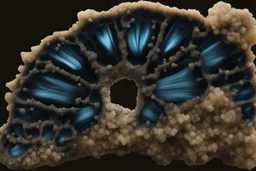 a gothic_arab gate, unique combo of willemite pseudo stalactite with blue hemimorphote with cerussite crystals