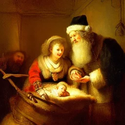 Rembrandt merry Christmas