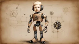 da vinci image robot boy