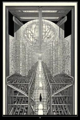 Shapeless, soundless, and colorless mental projections; Surreal Art Deco; M. C. Escher