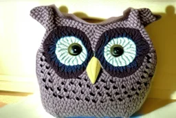 Owl shaped bag with handles