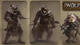 wolf Warrior, D&D,