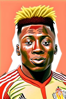 Andre Onana Footballer cartoon 2d