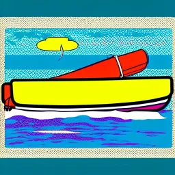 boat pop art