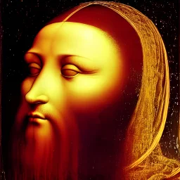 Liurnia, majestic painting masterpiece, lumen reflection, Rich deep colors, Leonardo da vinci