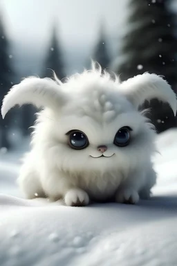 snow cute creature