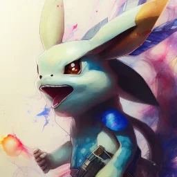 Pokémon Pikachu, watercolor illustration by <agnes cecile> <Yoji Shinkawa>, intricate detail ,