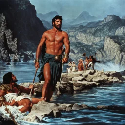 [Jason and the Argonauts (1963)] his mother Thetis took Achilles to the River Styx, which was supposed to offer powers of invulnerability.