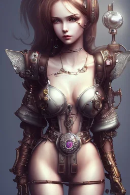 girl cute steampunk body