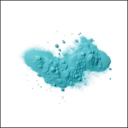 scattered powder, abstract powder, top view