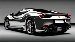 Modern Ferrari car