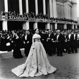 Susan B. Anthony on the red carpet at the Academy Awards