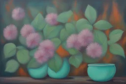 Painting titled: "The Magic of Mint"