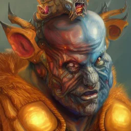 hyperrealism, male,ugly mutated d&d character portrait, colorful fantasy, detailed, realistic face, digital portrait, intricate armor, fiverr dnd character, wlop, stanley artgerm lau, ilya kuvshinov, artstation, hd, octane render, hyperrealism, beautiful d&d character portrait, colorful fantasy, detailed, realistic face, digital portrait, intricate armor, fiverr dnd character, wlop, s”