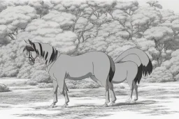 Lipizzaner, Vienna, model style, hyper realistic, extremely accurate, delicate, extremely detailed, mango style, wide-angle, open aperture, superfine pencil