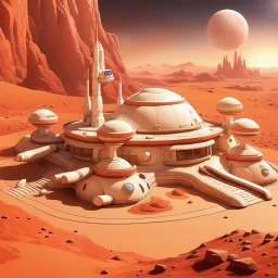 Disney Theme Park on Mars