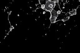 texture of ice crystal on flat surface, white on black vector