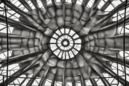 The ceiling of the Modern Modern Natural Light Museum