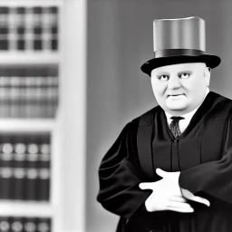 Chief Justice Sir Topham Hatt of the US Supreme Court, circa 1962