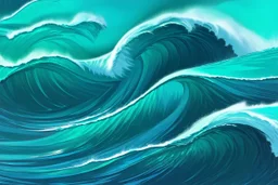 stylized waves