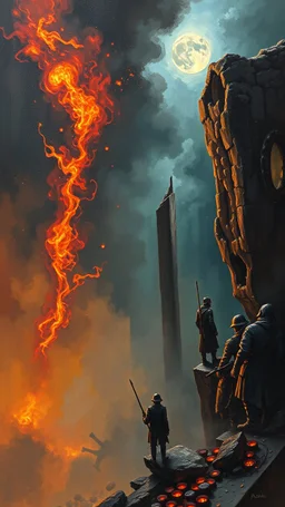 Bosch painting style hell