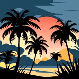 Sunset Beach illustration