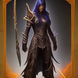 night elf assassin black leather