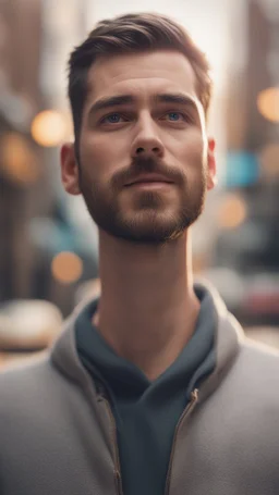 the guy who skipped the commercials according to youtube ,bokeh like f/0.8, tilt-shift lens 8k, high detail, smooth render, down-light, unreal engine, prize winning