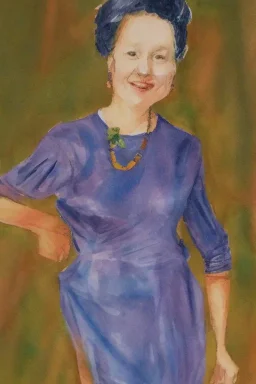 Portrait lady, full body shot, full-color medium shot EnglishMajor