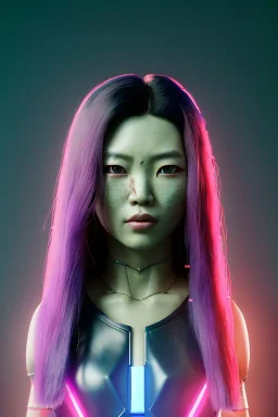 portrait, Asian cyborg woman, samurai warrior :: symmetry photography, cyberpunk style, cyborg eyes, pink hair :: wires connect, perfect eyes, samurai helmet, tiger mask, black samurai army, katana, ghost in the shell, pink, white, black, glow eyes, cinematic, Ultra realistic, dark scene, soft color, highly detailed, unreal engine 5, RTX, ultra detail, 3d, finely drawn, high definition.