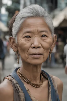 photo realistic portrait of thai woman of the street, ugly, very ultra real and natural.