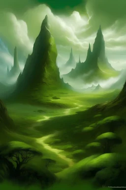 green plains tainted in magic