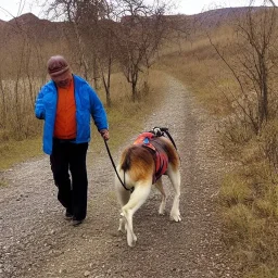 Кузьмич выгуливает чухухахуа