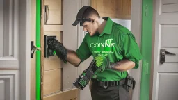 centurylink on-site technician breaking and entering a home