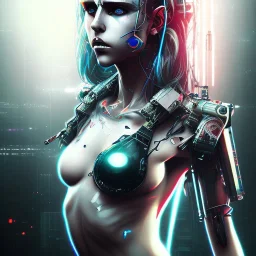 Danish singer MØ , cyberpunk,Yoji Shinkawa,