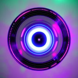 1990s club music, rave album art, metallic, iridescent, holographic, bokeh, lens flair, gaussian blur light spot, sparkles, fun, cute, 3d rendering blender, abstract, vinyl, music, electronic, dance music, alternative, futuristic, fun, primary colors. 8k, HD, unreal engine, blender, fisheye, pinball, bright white