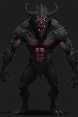 demon monster humanoid dark