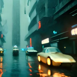  a rainy future city, still from bladerunner 2049, cinematic, hd